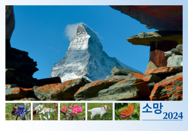 Wandkalender 2024 Deutsch - Koreanisch