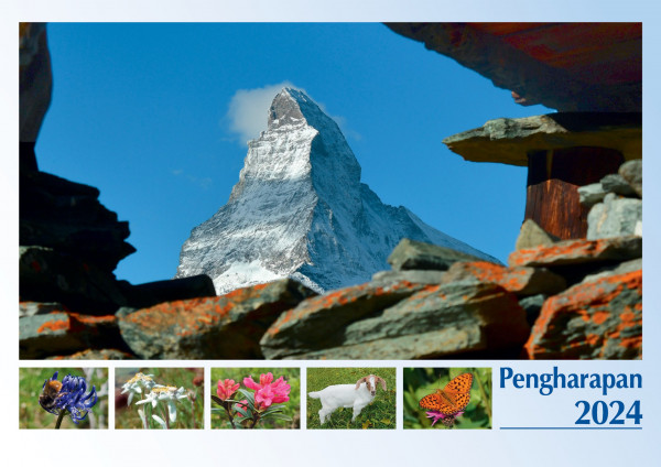 Wandkalender 2024 Deutsch - Indonesisch