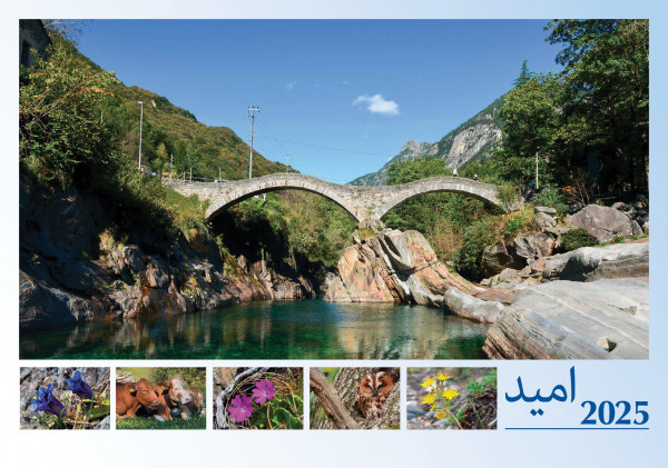 Wandkalender 2025 Deutsch - Dari